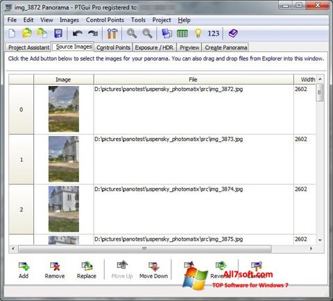 Скріншот PTGui для Windows 7