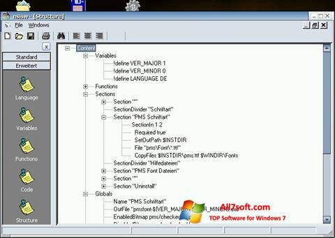Скріншот NSIS для Windows 7
