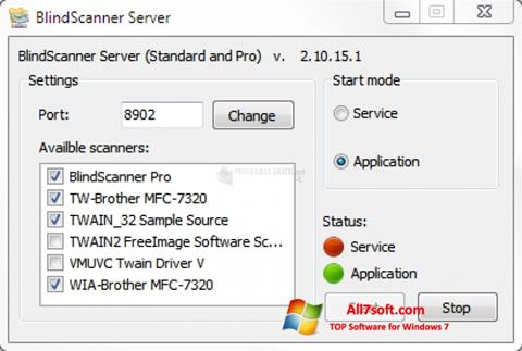 Скріншот BlindScanner для Windows 7