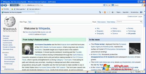 Скріншот Internet Explorer для Windows 7