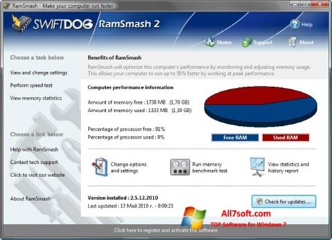 Скріншот RamSmash для Windows 7