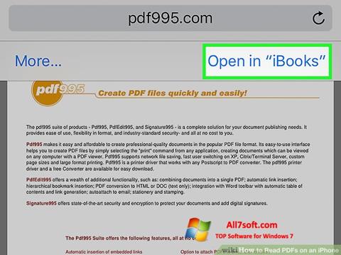Скріншот Pdf995 для Windows 7