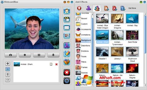 Скріншот WebcamMax для Windows 7