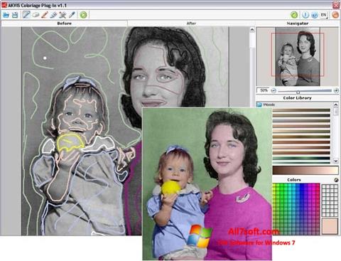 Скріншот AKVIS Coloriage для Windows 7