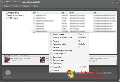 Скріншот DAEMON Tools Ultra для Windows 7