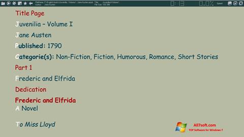 Скріншот ICE Book Reader для Windows 7