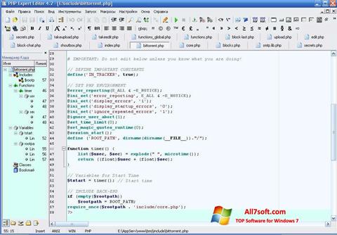 Скріншот PHP Expert Editor для Windows 7