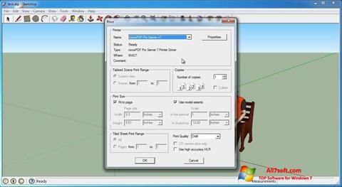 Скріншот SketchUp Make для Windows 7