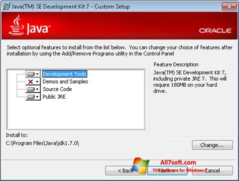 Скріншот Java SE Development Kit для Windows 7