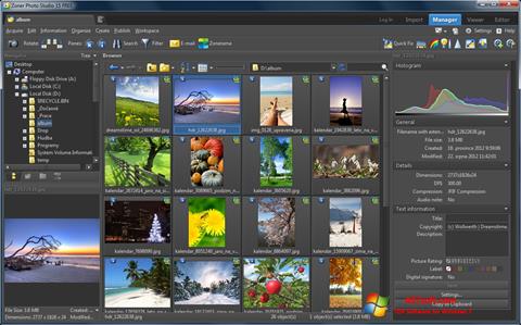 Скріншот Zoner Photo Studio для Windows 7
