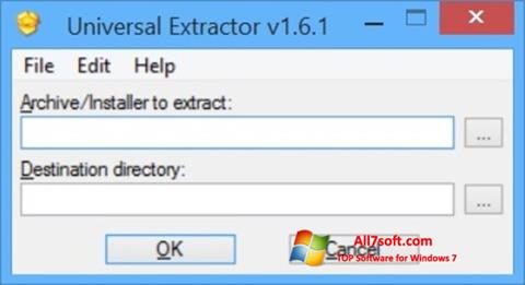 Скріншот Universal Extractor для Windows 7