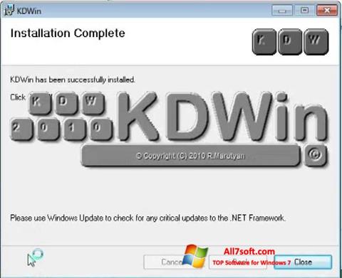 Скріншот KDWin для Windows 7