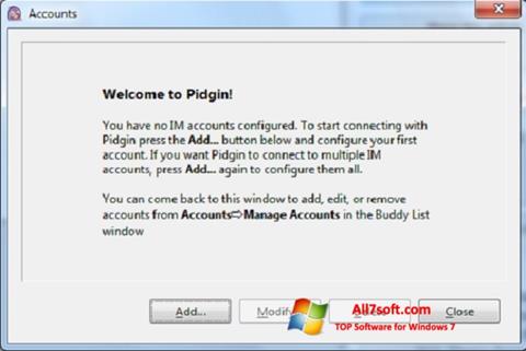 Скріншот Pidgin для Windows 7