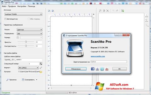 Скріншот Scanitto Pro для Windows 7