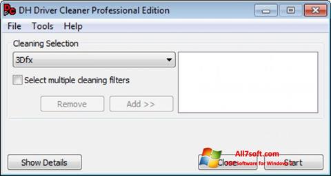 Скріншот Driver Cleaner для Windows 7