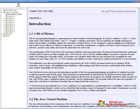 Скріншот Java Virtual Machine для Windows 7