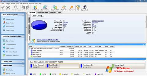 Скріншот Paragon Hard Disk Manager для Windows 7
