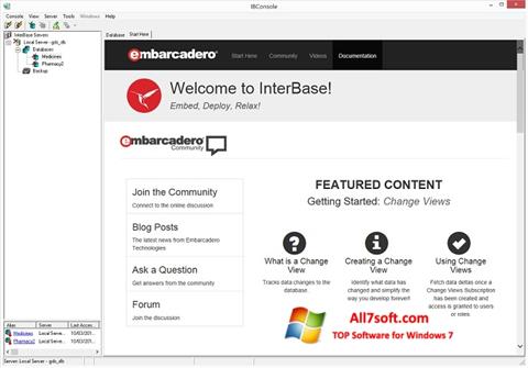 Скріншот InterBase для Windows 7