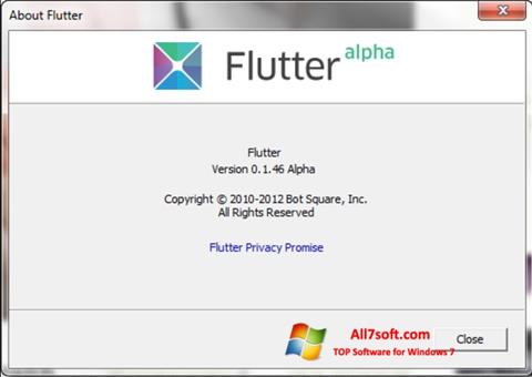 Скріншот Flutter для Windows 7