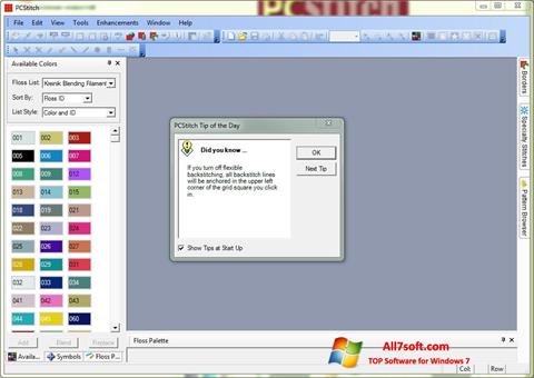 Скріншот PCStitch для Windows 7