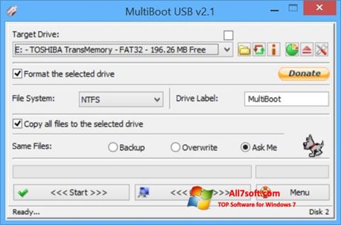 Скріншот Multi Boot USB для Windows 7