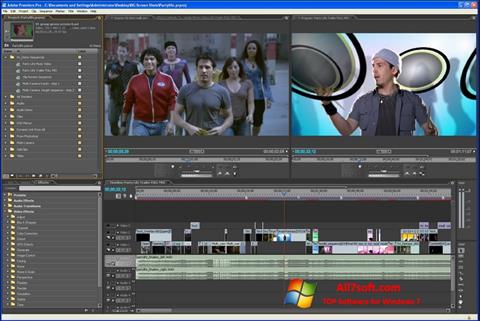 Скріншот Adobe Premiere Pro для Windows 7