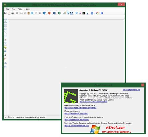 Скріншот Greenshot для Windows 7