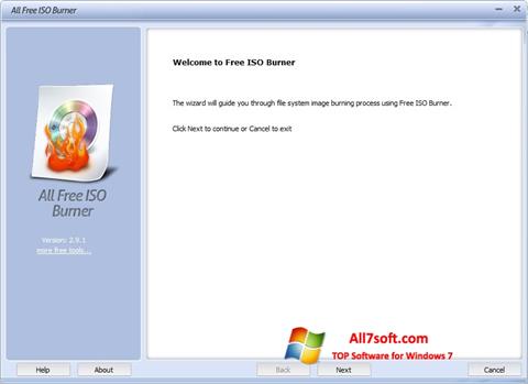 Скріншот ISO Burner для Windows 7