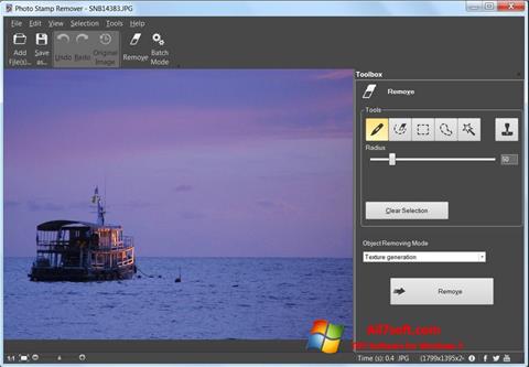 Скріншот Photo Stamp Remover для Windows 7