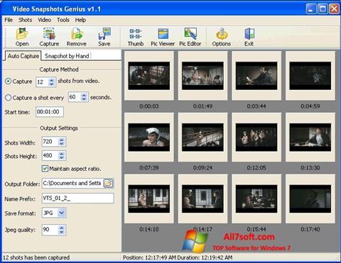 Скріншот SnapShot для Windows 7
