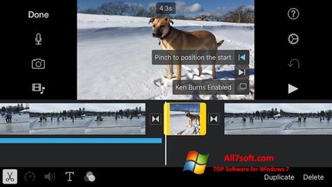 Скріншот iMovie для Windows 7