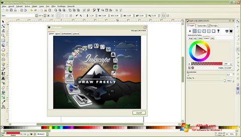 Скріншот Inkscape для Windows 7