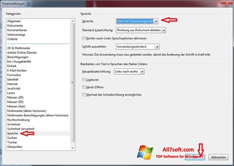 Скріншот Adobe Reader для Windows 7
