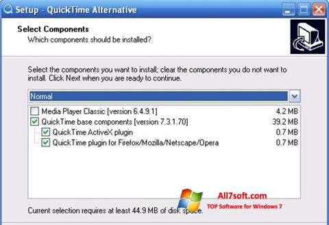 Скріншот QuickTime Alternative для Windows 7