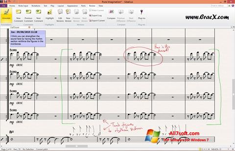 Скріншот Sibelius для Windows 7