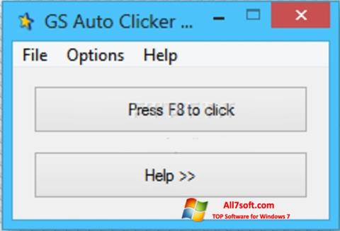 Скріншот GS Auto Clicker для Windows 7