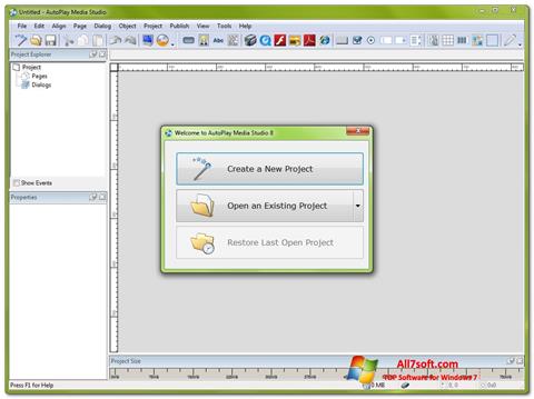 Скріншот AutoPlay Media Studio для Windows 7