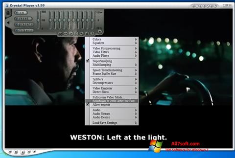 Скріншот Crystal Player для Windows 7