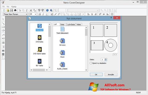 Скріншот Nero Cover Designer для Windows 7