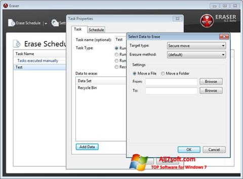 Скріншот Eraser для Windows 7