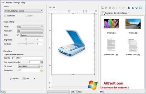 Скріншот WinScan2PDF для Windows 7