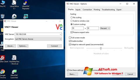 Скріншот VNC для Windows 7