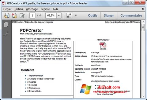 Скріншот PDFCreator для Windows 7