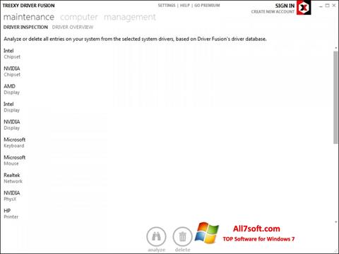 Скріншот Driver Fusion для Windows 7