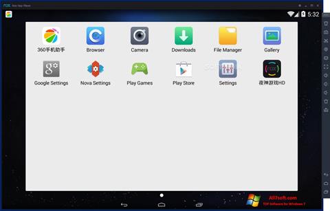 Скріншот Nox App Player для Windows 7