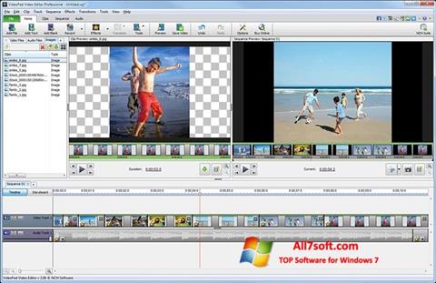 Скріншот VideoPad Video Editor для Windows 7