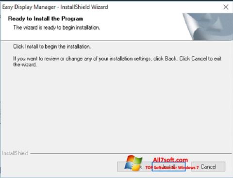 Скріншот Easy Display Manager для Windows 7