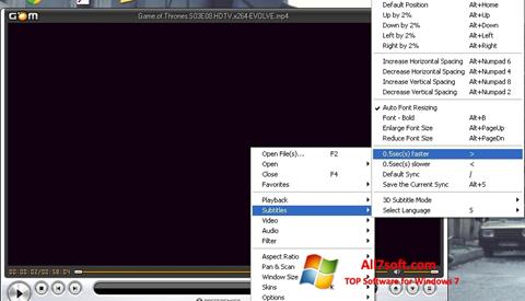 Скріншот GOM Player для Windows 7