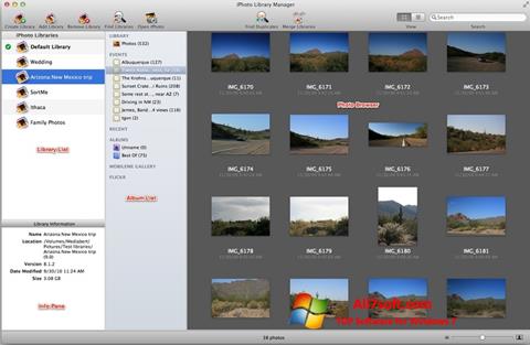 Скріншот iPhoto для Windows 7