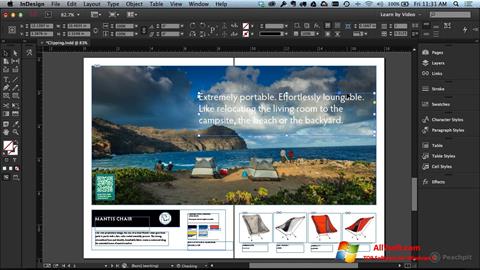 Скріншот Adobe InDesign для Windows 7